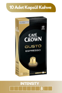 Cafe Crown Gusto Kapsül Kahve Nespresso Uyumlu 10 Adet