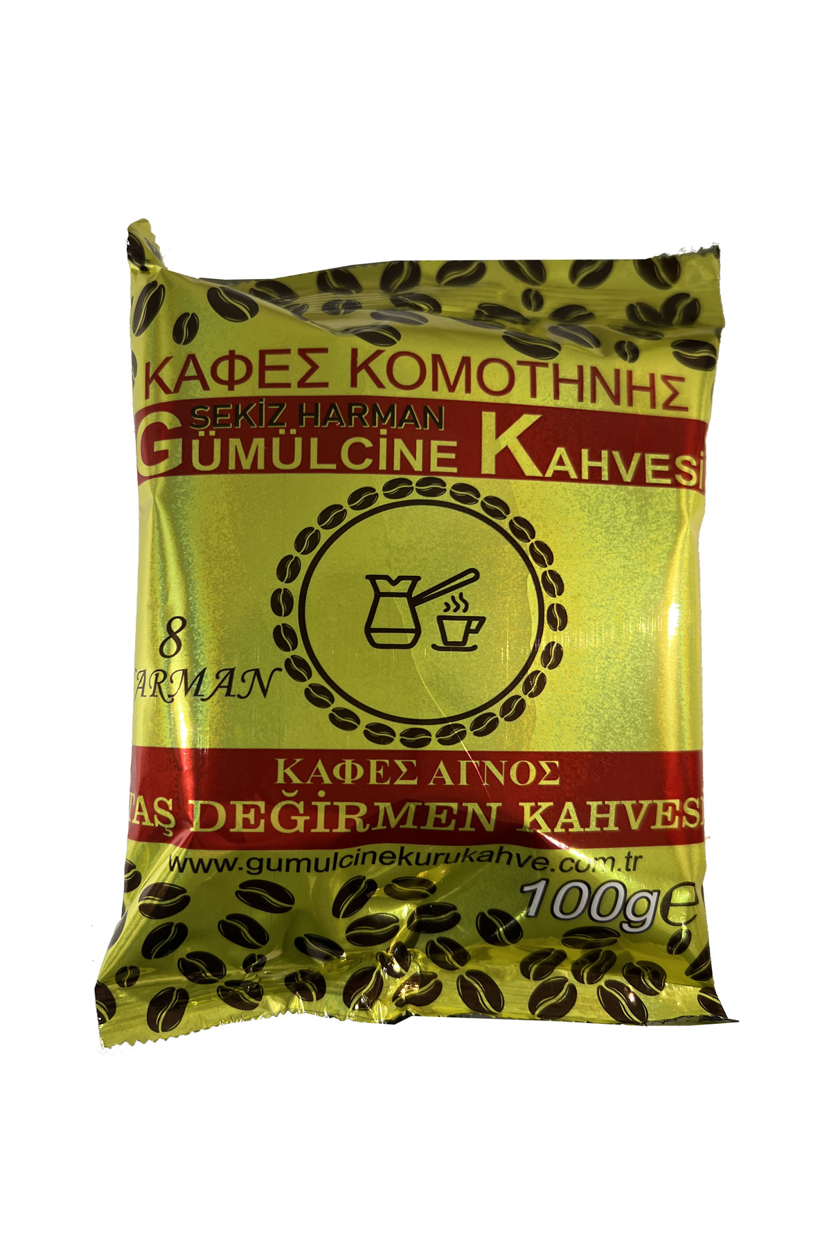 Sekiz harman gümülcine kahvesi Sekiz Harmanlı Gümülcine Kahvesi 10 Adet 100gr