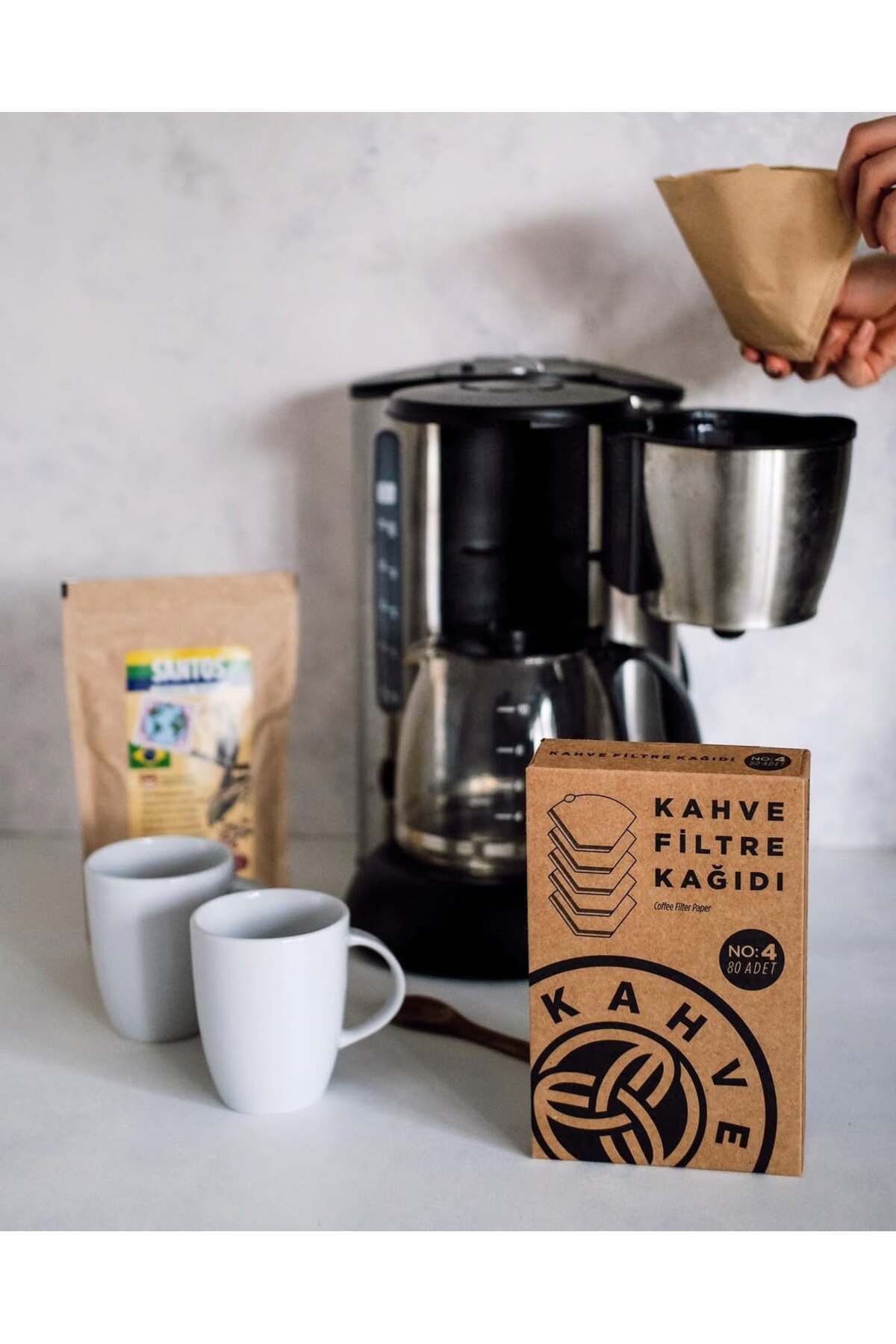 Kahve Dünyası Filtre Kahve Kağıdı No:4 80li - Görsel 3