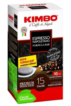 Kimbo Cialde Espresso Napoletano Yassı Pod Uyumlu Kapsül Kahve (15'Lİ KUTUDA)