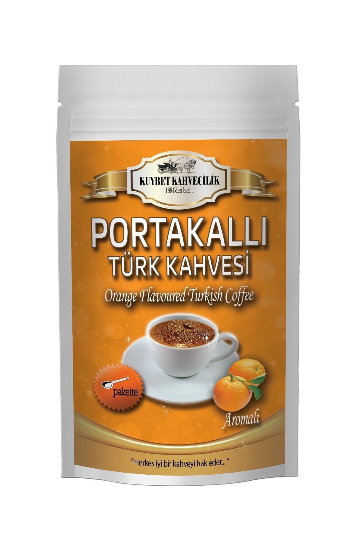 KUYBET KAHVECİLİK Portakallı Türk Kahvesi 200 Gr