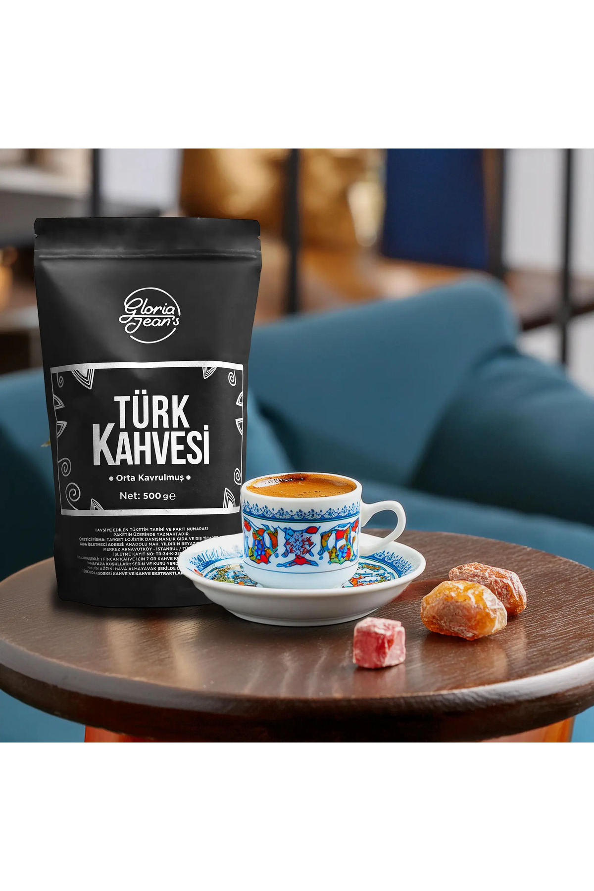 Gloria Jean's Coffees Gloria Jean's Türk Kahvesi 500 gr - Görsel 2