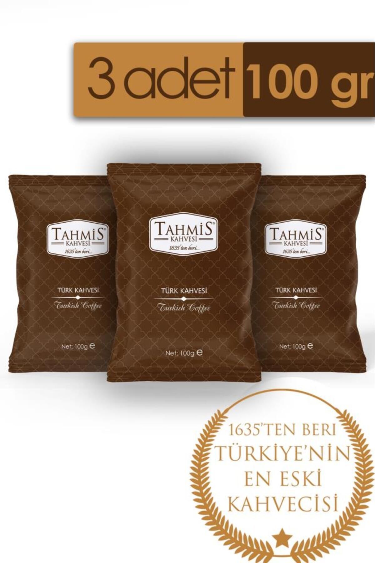Tahmis Türk Kahvesi 100 Gr 3'lü Paket Orta Kavrulmuş