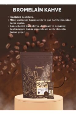 Homm Bitkisel Bromelain Kahve 3gr×30 adet.