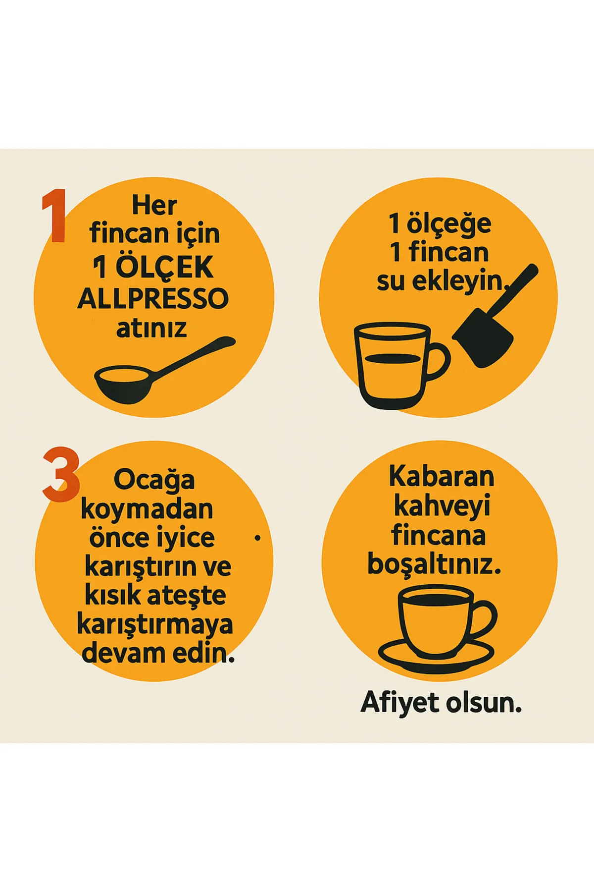 ALLPRESSO COFFEE 1000 GRAM ( TELVESİZ KAHVE ) - Görsel 3