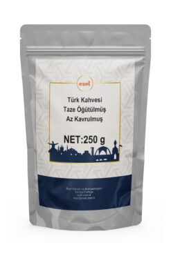 Ezel Kahve Ezel Türk Kahvesi – Az Kavrulmuş ve Taze Öğütülmüş 250 g - Zipli Ambalaj