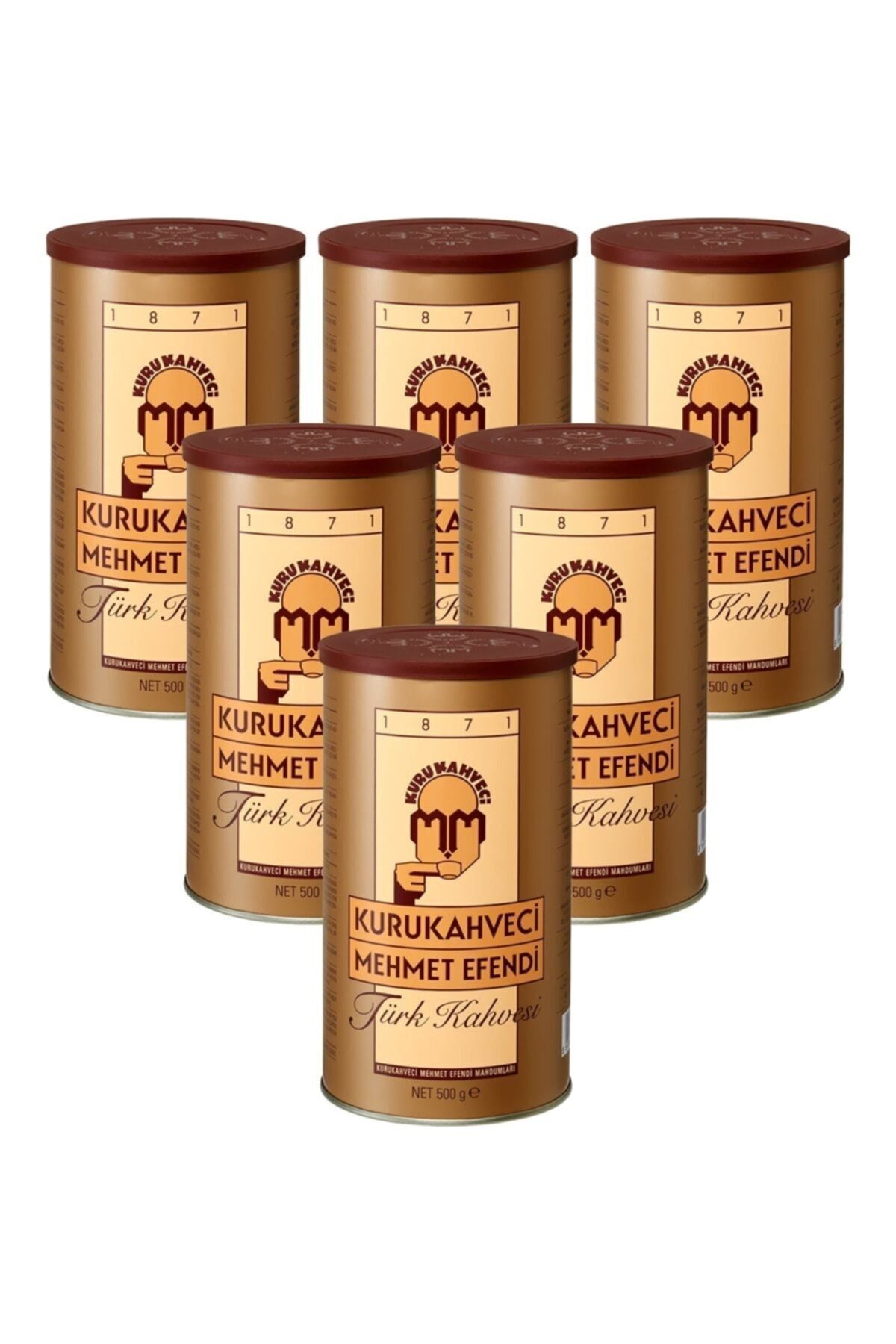 Mehmet Efendi Türk Kahvesi 500gr - Teneke - 6 Adet