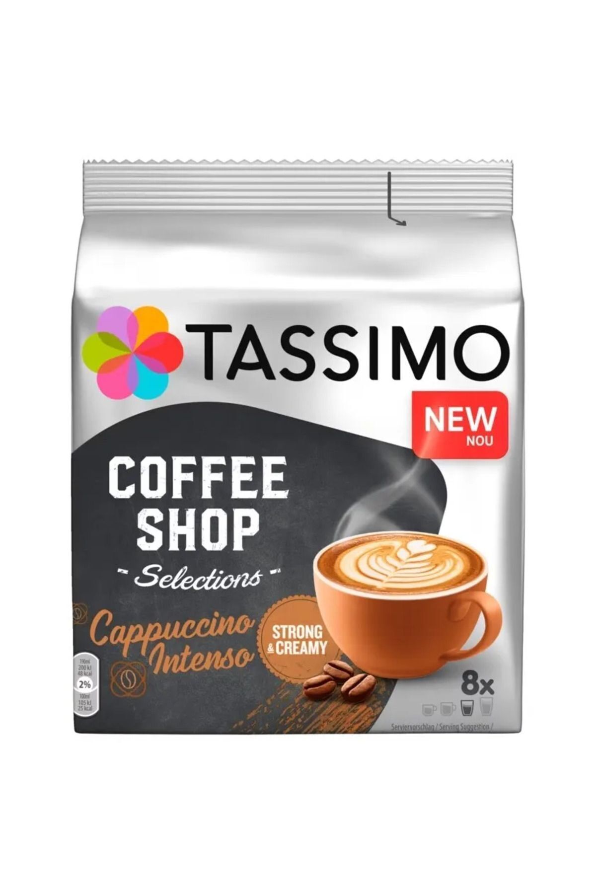 tassimo coffee shop cappuccino intenso
