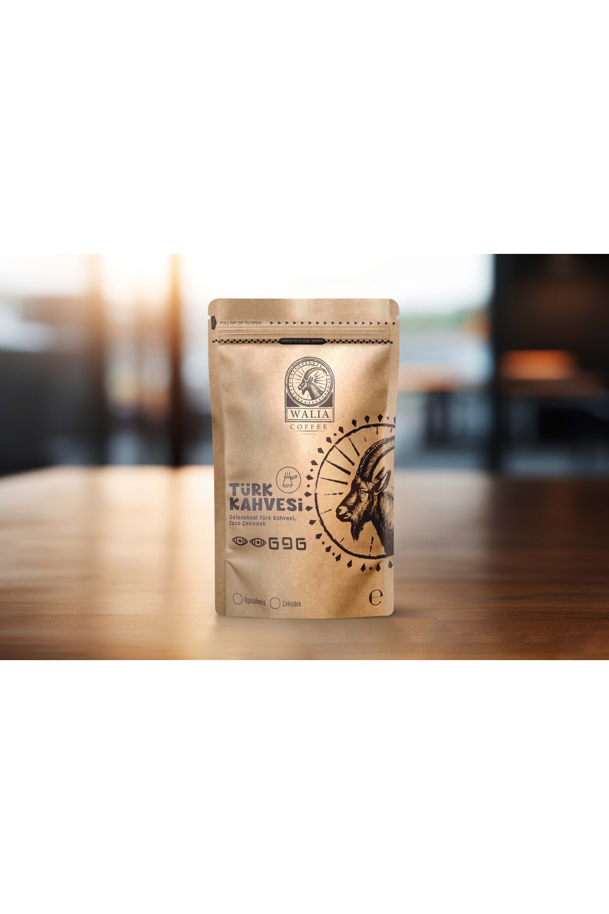 WALIA COFFEE ETHIOPIA TÜRK KAHVESİ ÖĞÜTÜLMÜŞ 500 G - Görsel 2