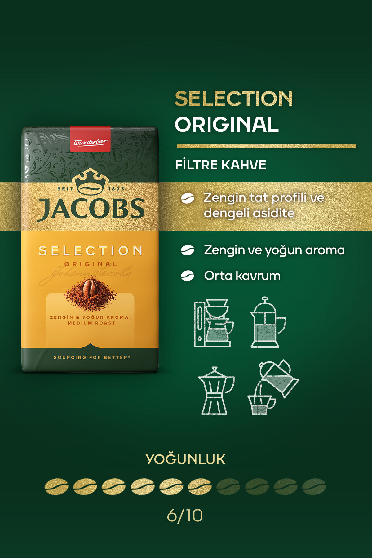 Jacobs Selection Filtre Kahve 250 gr - Görsel 2