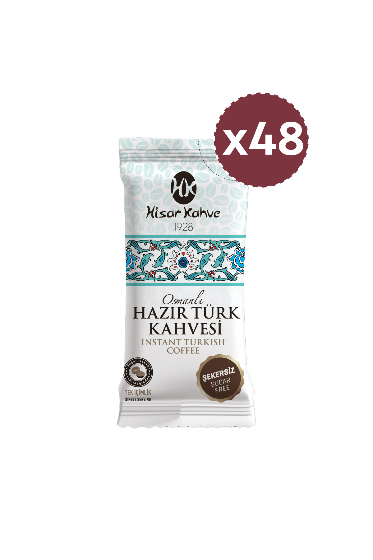 Hisar Kahve Hazır Osmanlı Türk Kahvesi Şekersiz 12'li (X4) - Görsel 3