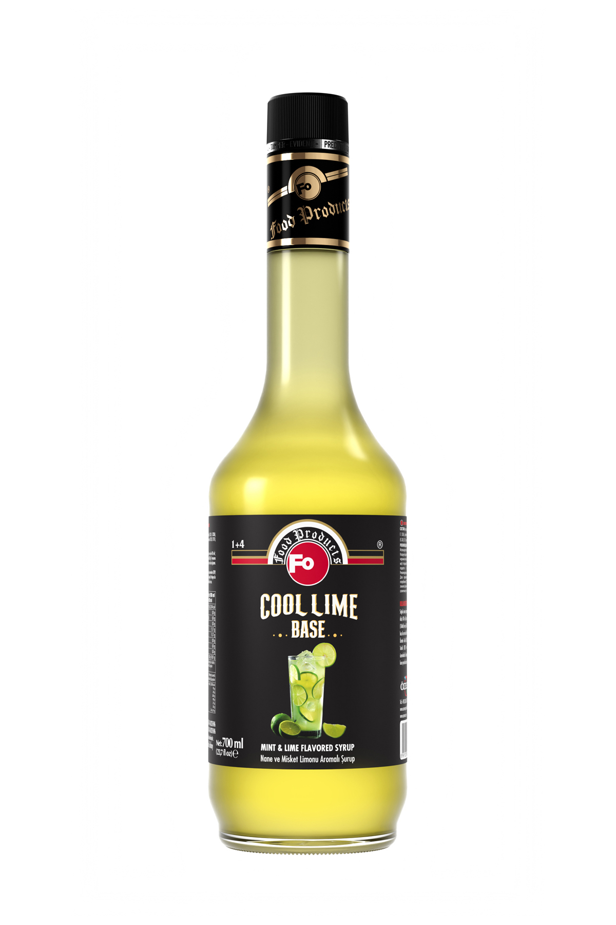 FO Nane Ve Misket Limonu Aromalı Baz Şurup 700 ml