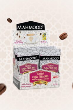 Mahmood Coffee Sütlü Şekerli Hazır Türk Kahvesi 12 Adet X 25 gram
