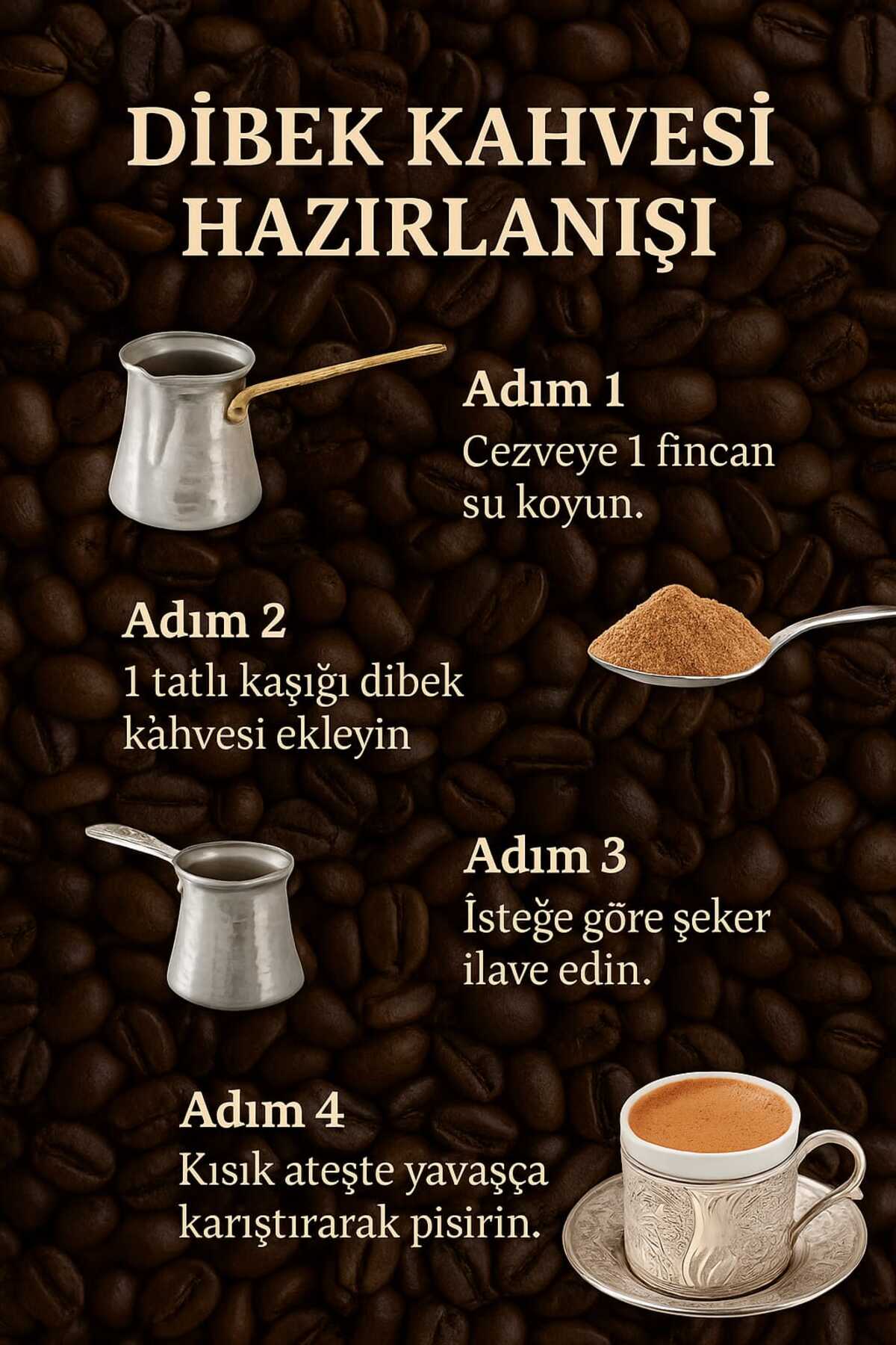 HEKİM EFENDİ Dibek Kahvesi kakuleli 200 gr - Görsel 3