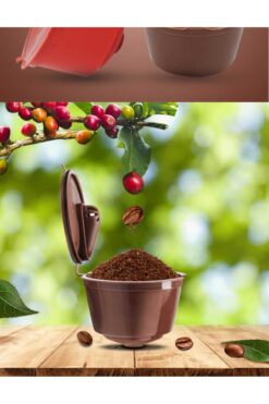 SONREYON 2 Adet Doldurulabilir Dolce Kahve Kapsülü ( Yıkayıp Tekrar Kullanabilirsiniz.)