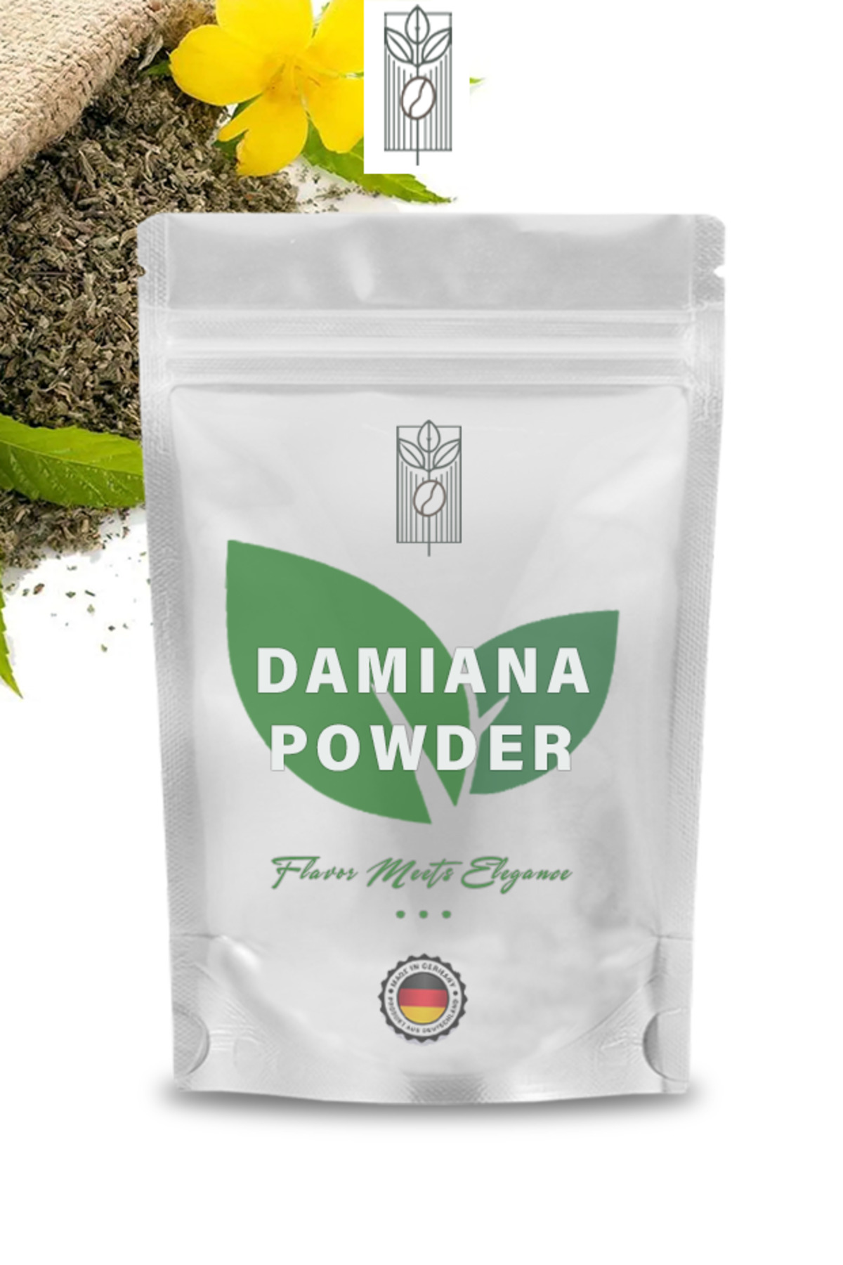Mel and Mira Organik Damiana Tozu 100g, Premium Herbal Damiana Powder ( Glutensiz, Vegan, Katkısız ) - Görsel 2
