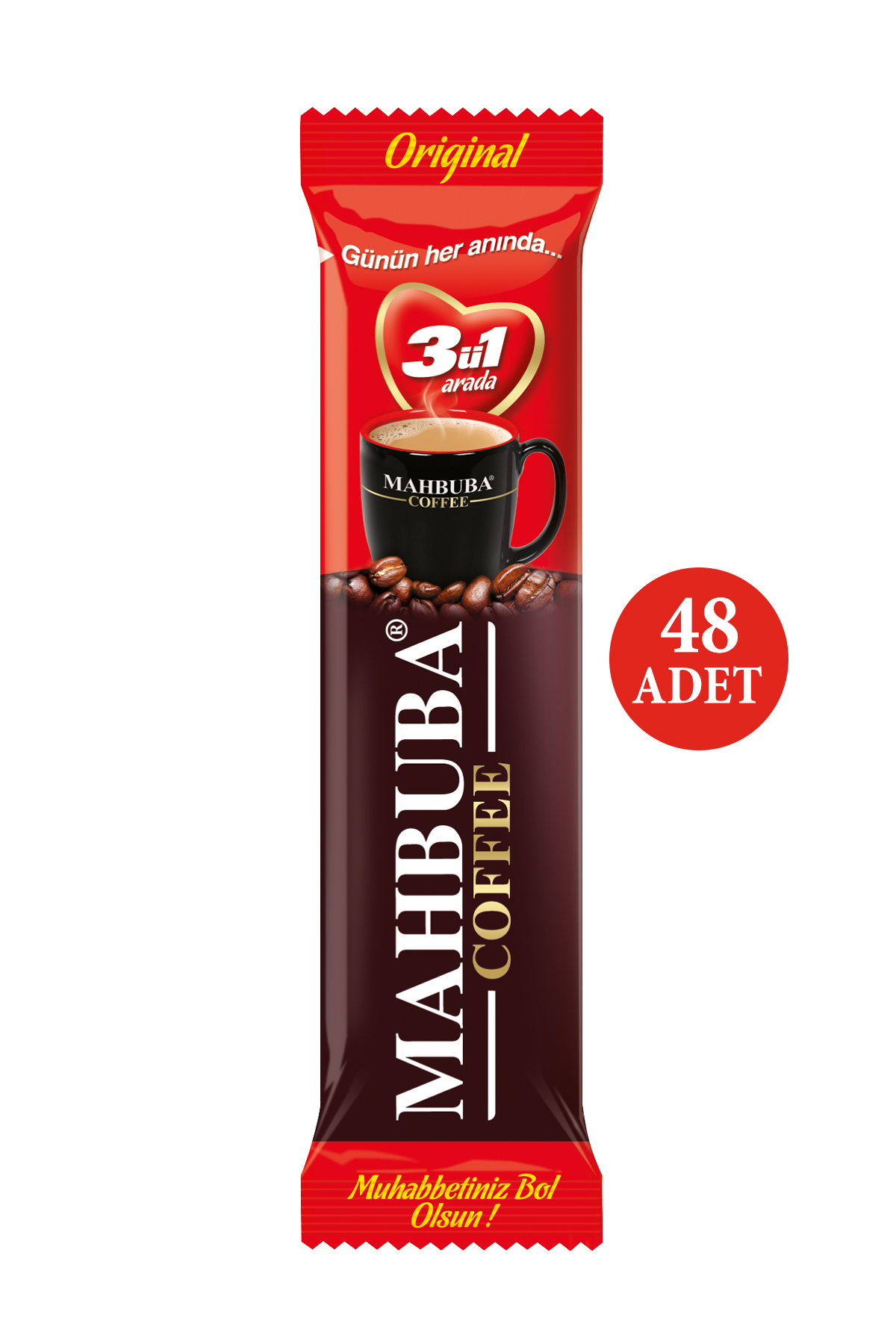Mahbuba 3ü1 Arada Hazır Kahve 48x18gr - Görsel 2