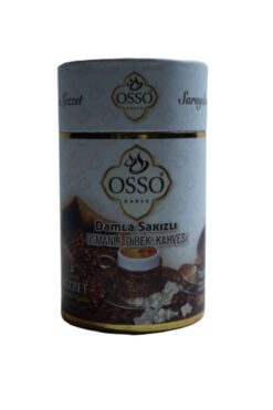 OSSO KAHVE Osso Damla Sakızlı Dibek Kahvesi Silindir Kutu 200gr