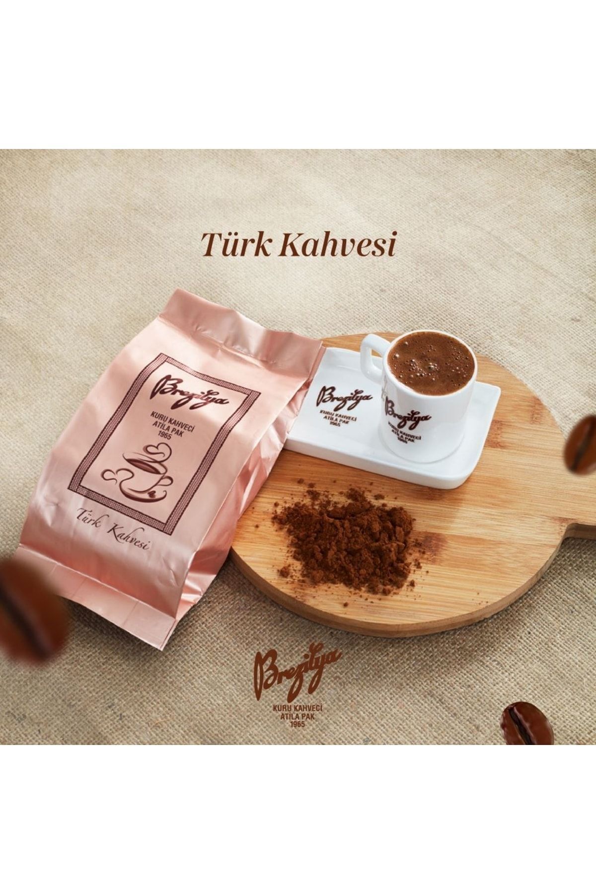 Brezilya Kuru Kahveci Atilla Pak BREZİLYA KURU KAHVECİ ATİLLA PAK TÜRK KAHVESİ 250 GR. - Görsel 2