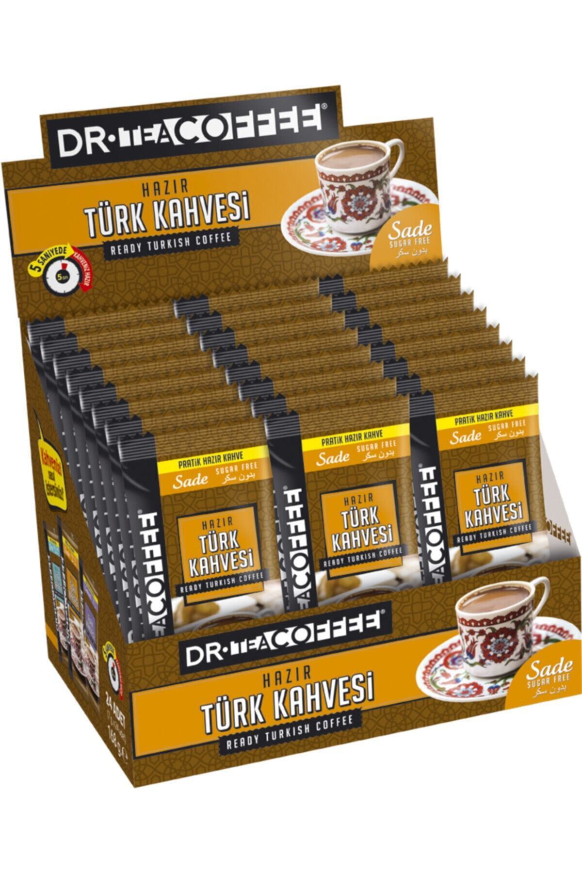 DR. TEA COFFEE Drteacoffee Hazır Türk Kahvesi Sade 7gr Lık 24 Lü Kutu