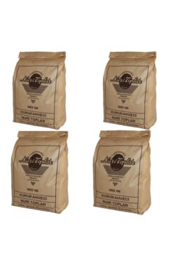 Nuri Toplar Kuru Kahveci Türk Kahvesi 250 Gr'lık 4 Paket (günlük Çekilmiş)
