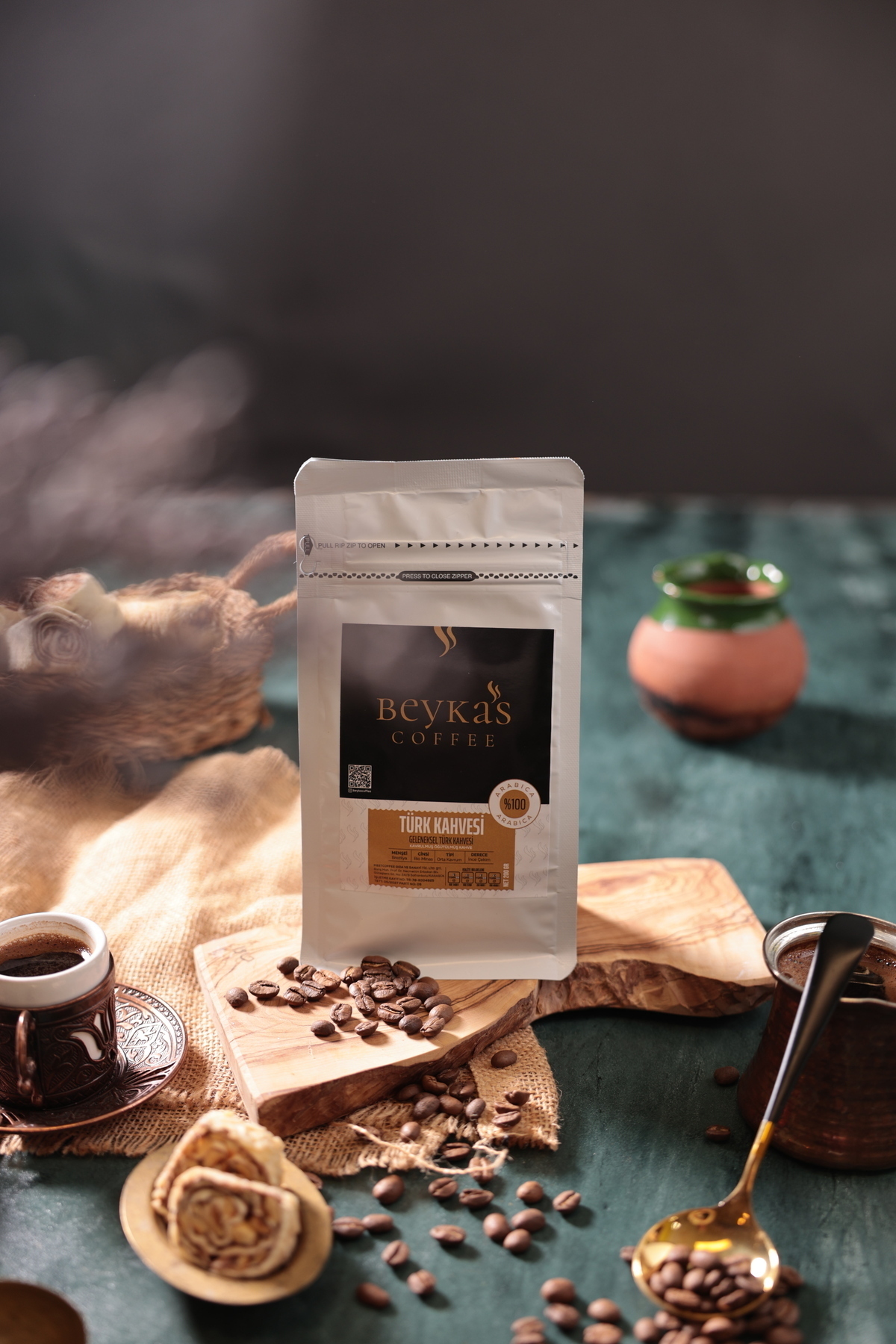 BEYKAs coffee TÜRK KAHVESİ NİTELİKLİ NET:200 GR - Görsel 2