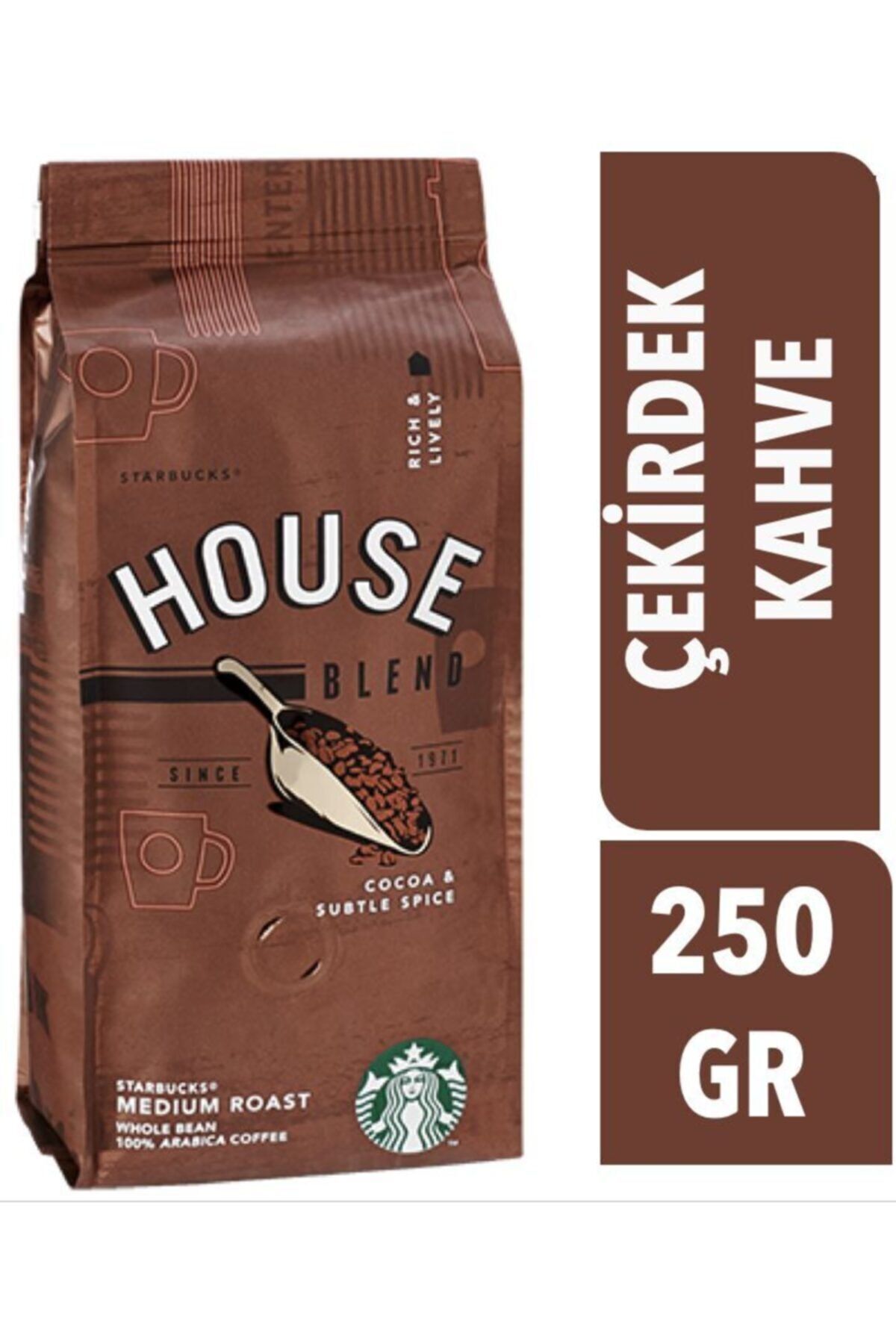 Starbucks House Blend Çekirdek Kahve 250 gr