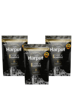 Tarihi Harput 1516 Tarihi Harput 3x 200 gr Doğal Dibek Kahvesi | Geleneksel Yumuşak Içim Hediyelik Paket