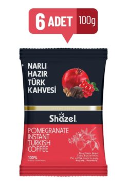 Shazel Narlı Hazır Türk Kahvesi 100 Gr. X 6 Adet