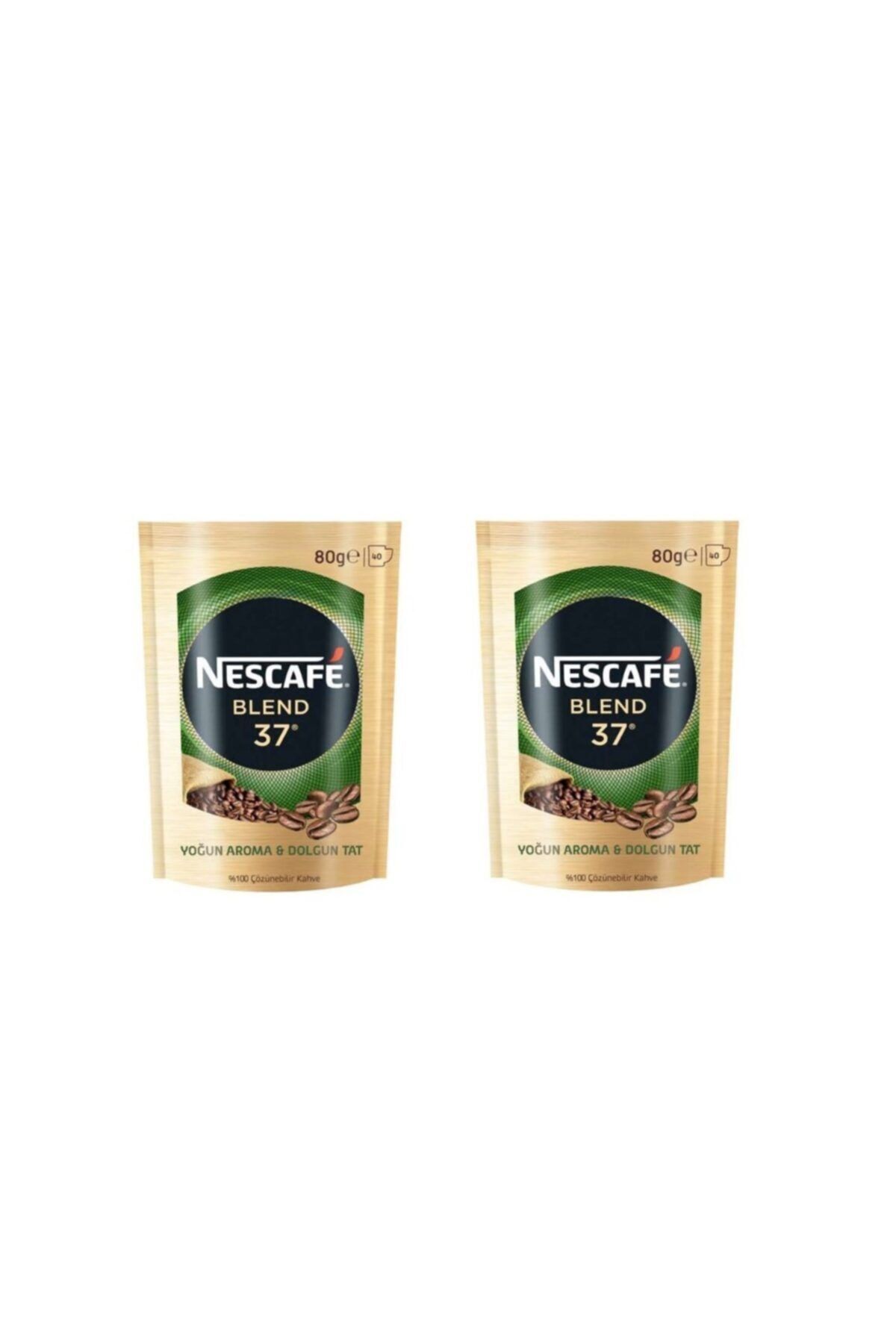 Nescafe Blend 37 80x2=160 Gram Çözünebilir Kahve 2'li Set
