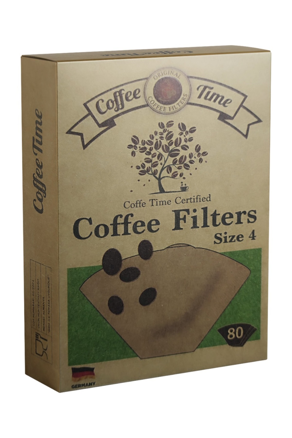 Coffee Filters COFFEE TİME COFFEE FİLTERS NO:4 80 Lİ - Görsel 2