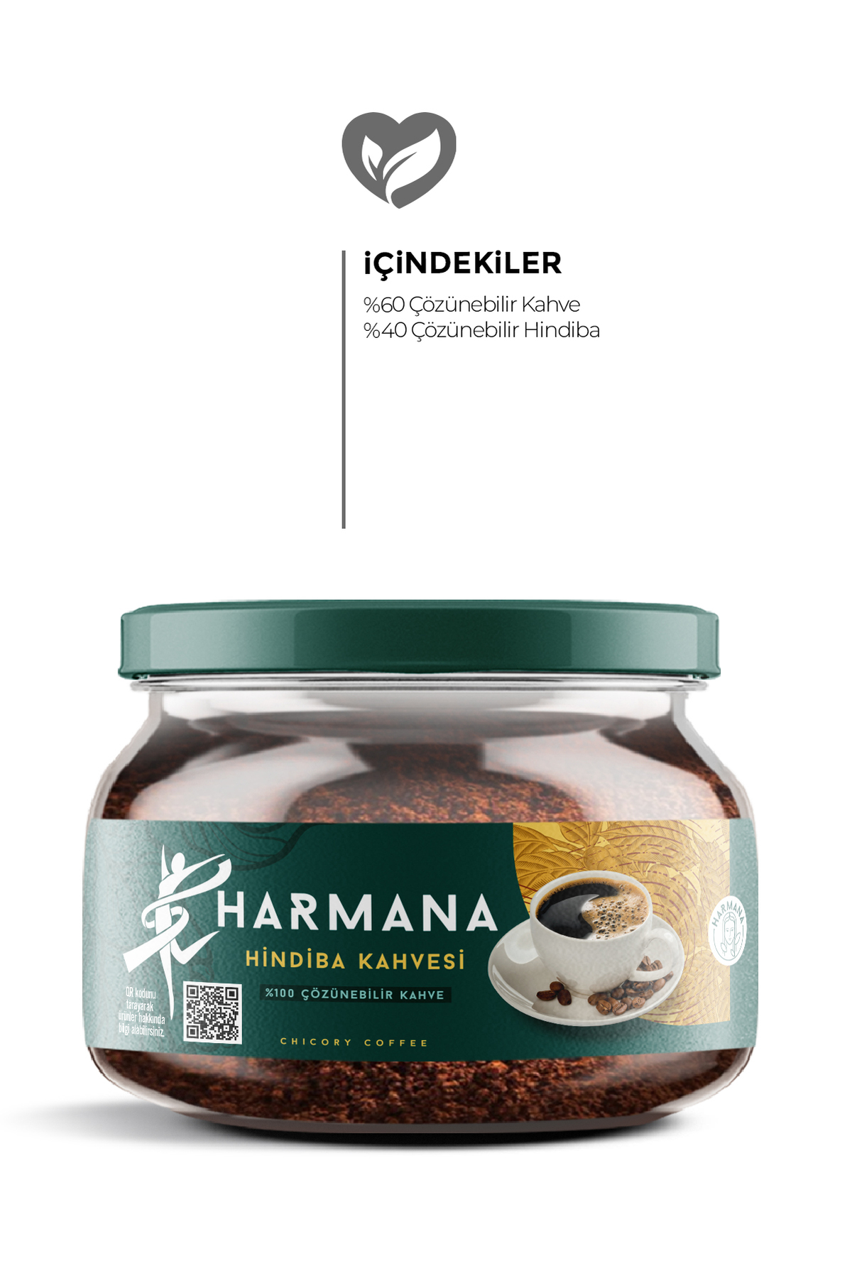 HARMANA 3 Adet Hindiba Kahvesi 3x 150 gr - Görsel 2