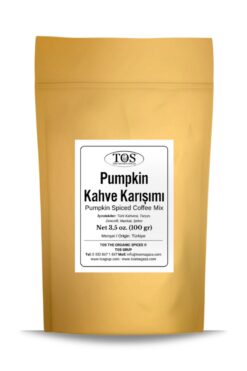 TOS The Organic Spices Pumpkin Baharatlı Kahve Karışımı 100 gr (1. Kalite) Pumpkin Spiced Coffee Mix