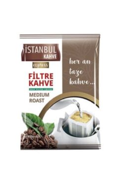İstanbul Kahve Express Filtre Kahve Medium Rost 8 G ( 5 ADET )