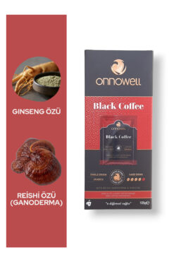 ONNOWELL Premium Gourmet Black Coffee - Reishi Ganoderma & Ginseng