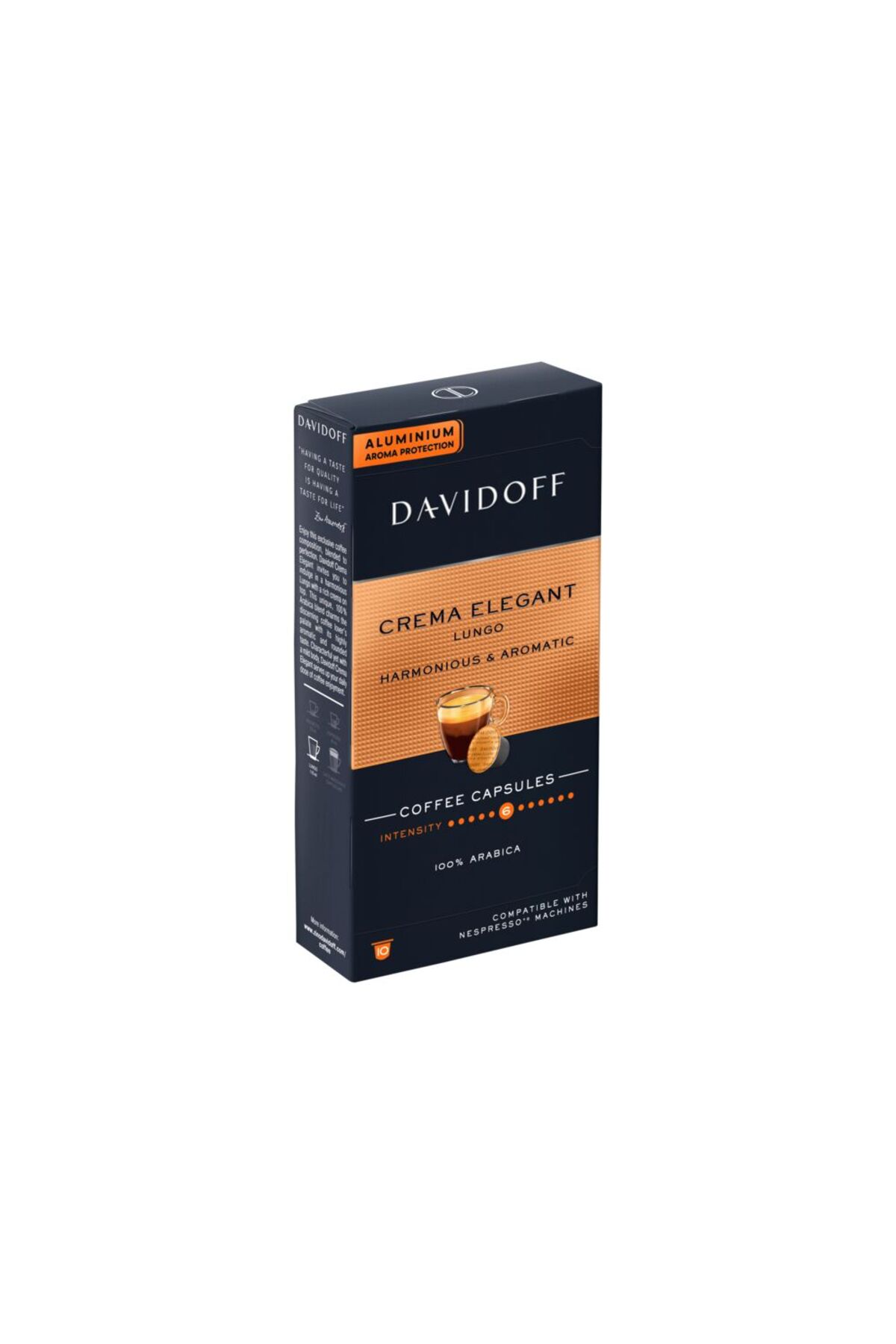 Davidoff Crema Elegant Lungo 10lu Kapsül Kahve - Görsel 2