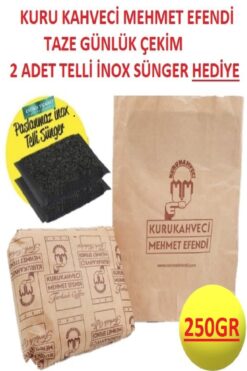ESTİKO MEHMET EFENDİ TAZE ÇEKİLMİŞ TÜRK KAHVESİ 250 gr GÜNLK ÇEKİM