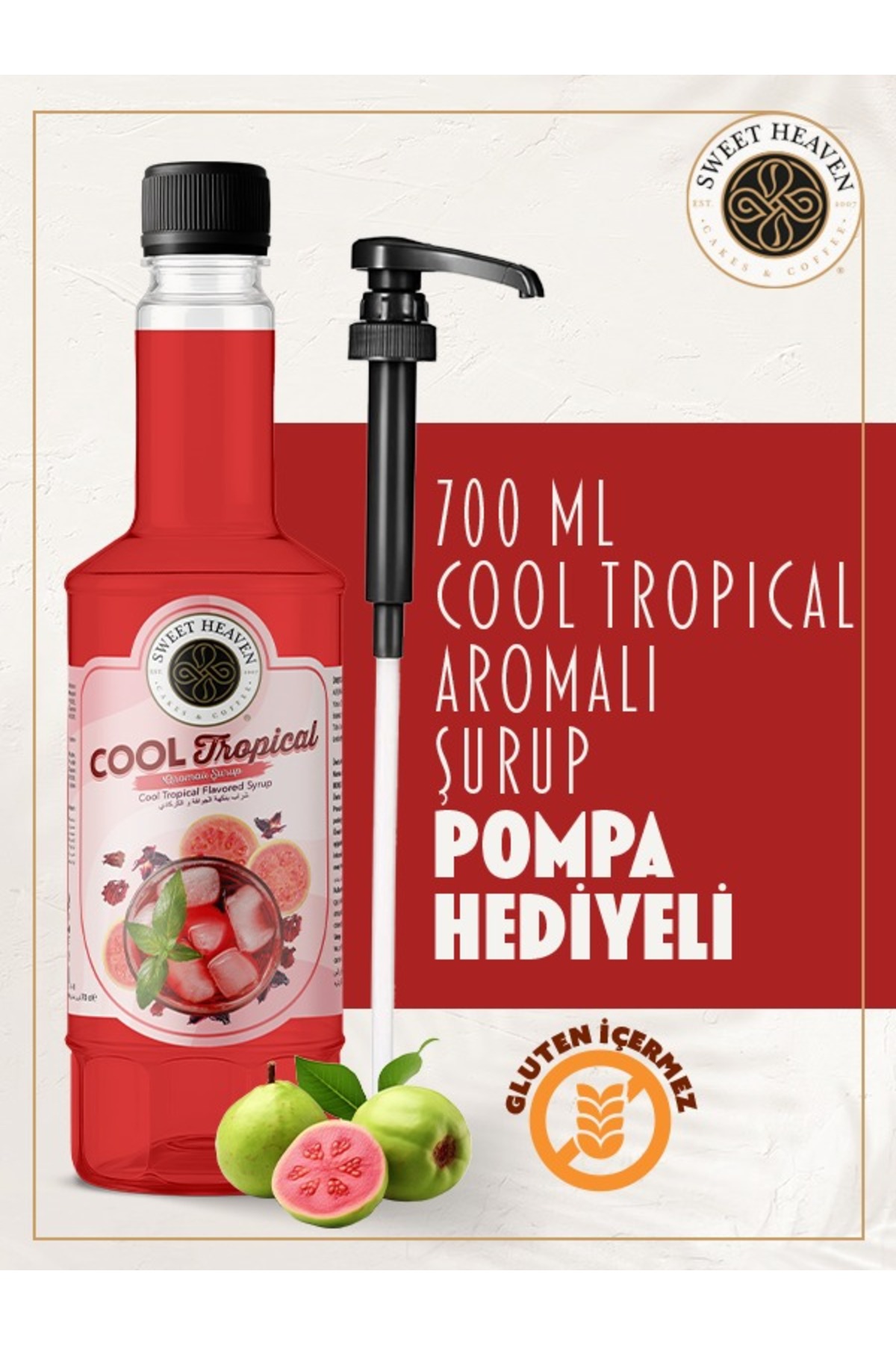 Sweet Heaven Coll Tropical Kahve Şurubu 700ml Pompa Hediye
