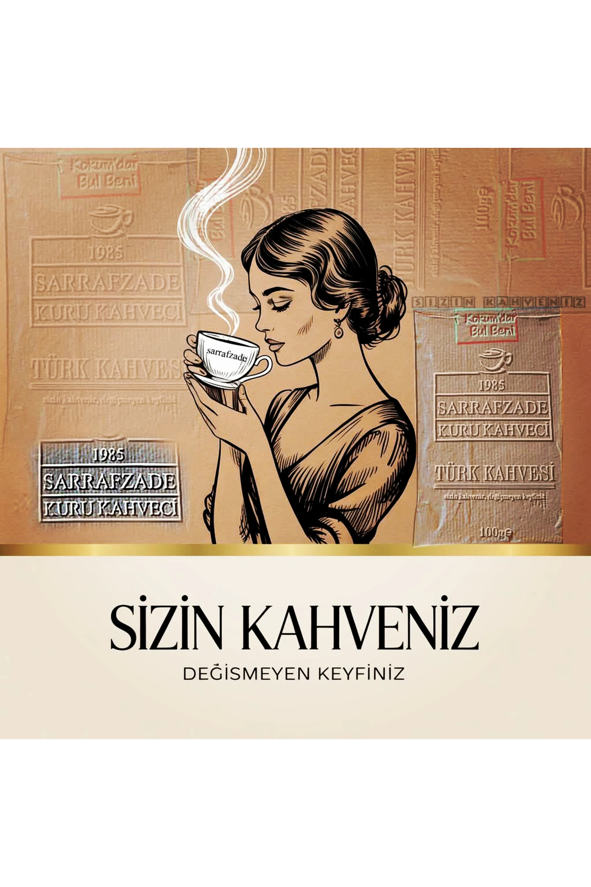 Sarrafzade Kahve Sarrafzade Türk Kahvesi 100gr. - Görsel 2