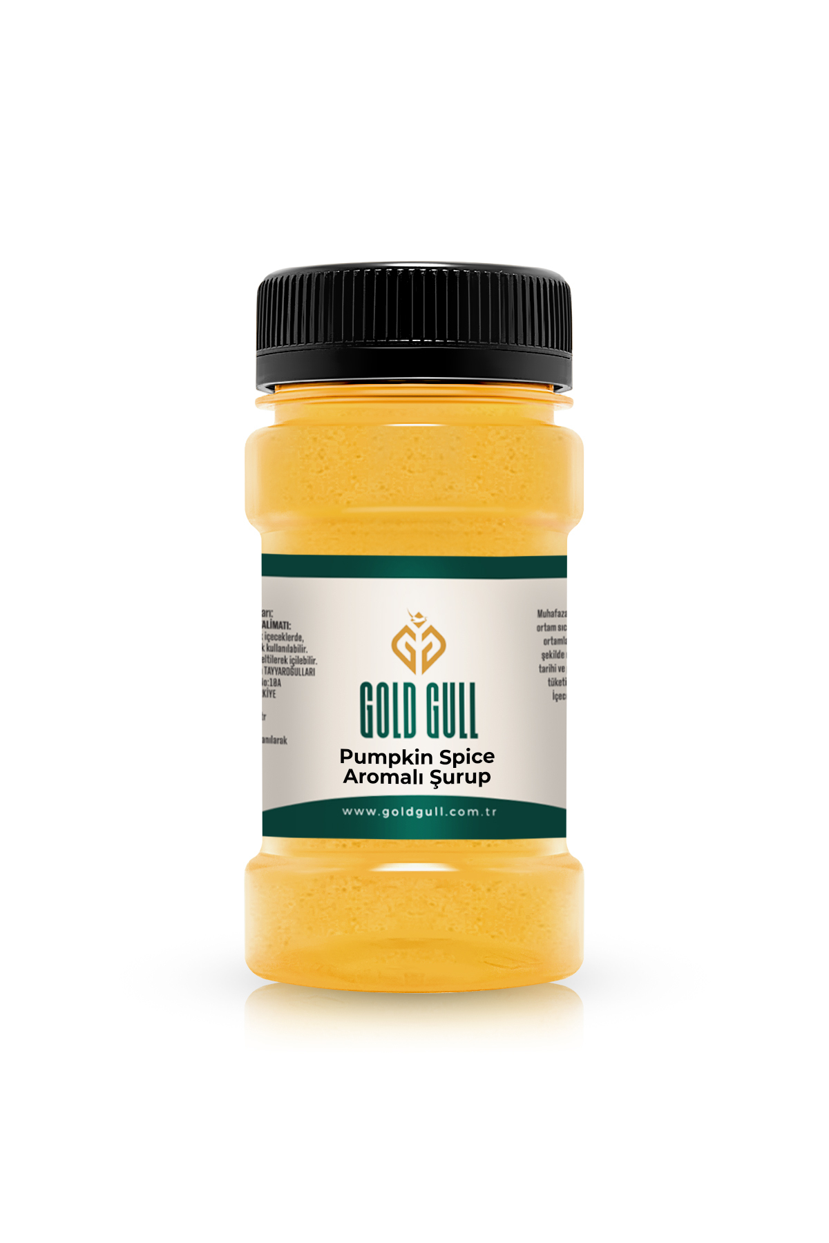 gold gull Pumpkin Spices (Baharatlı Bal Kabağı) Aromalı Kahve ve Meyve Şurubu 80 ml.