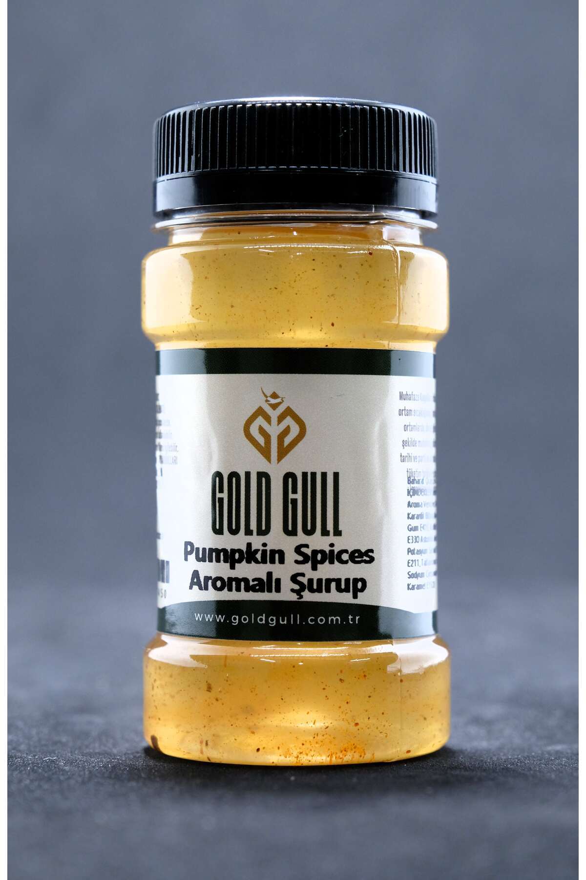 gold gull Pumpkin Spices (Baharatlı Bal Kabağı) Aromalı Kahve ve Meyve Şurubu 80 ml. - Görsel 2