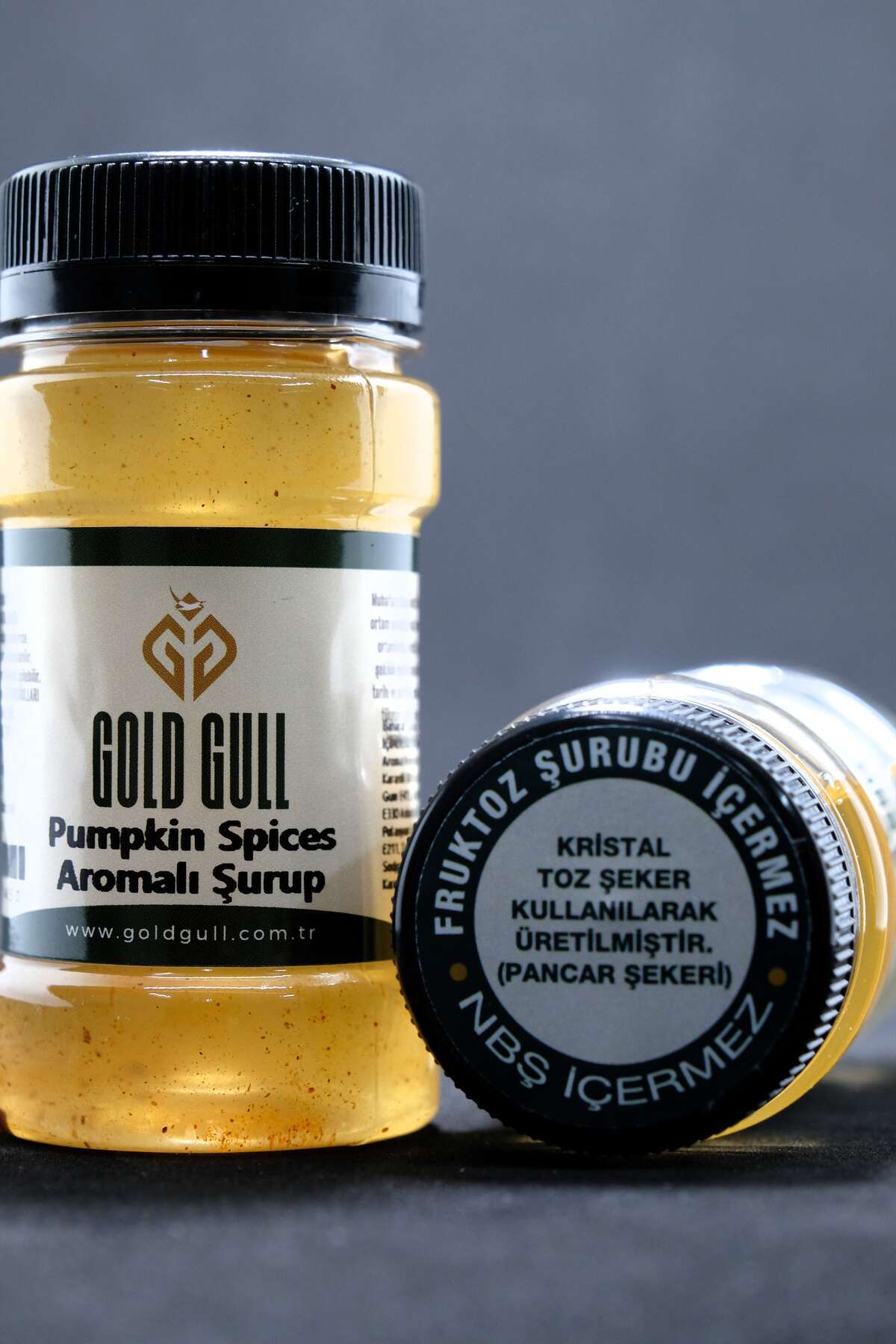 gold gull Pumpkin Spices (Baharatlı Bal Kabağı) Aromalı Kahve ve Meyve Şurubu 80 ml. - Görsel 3