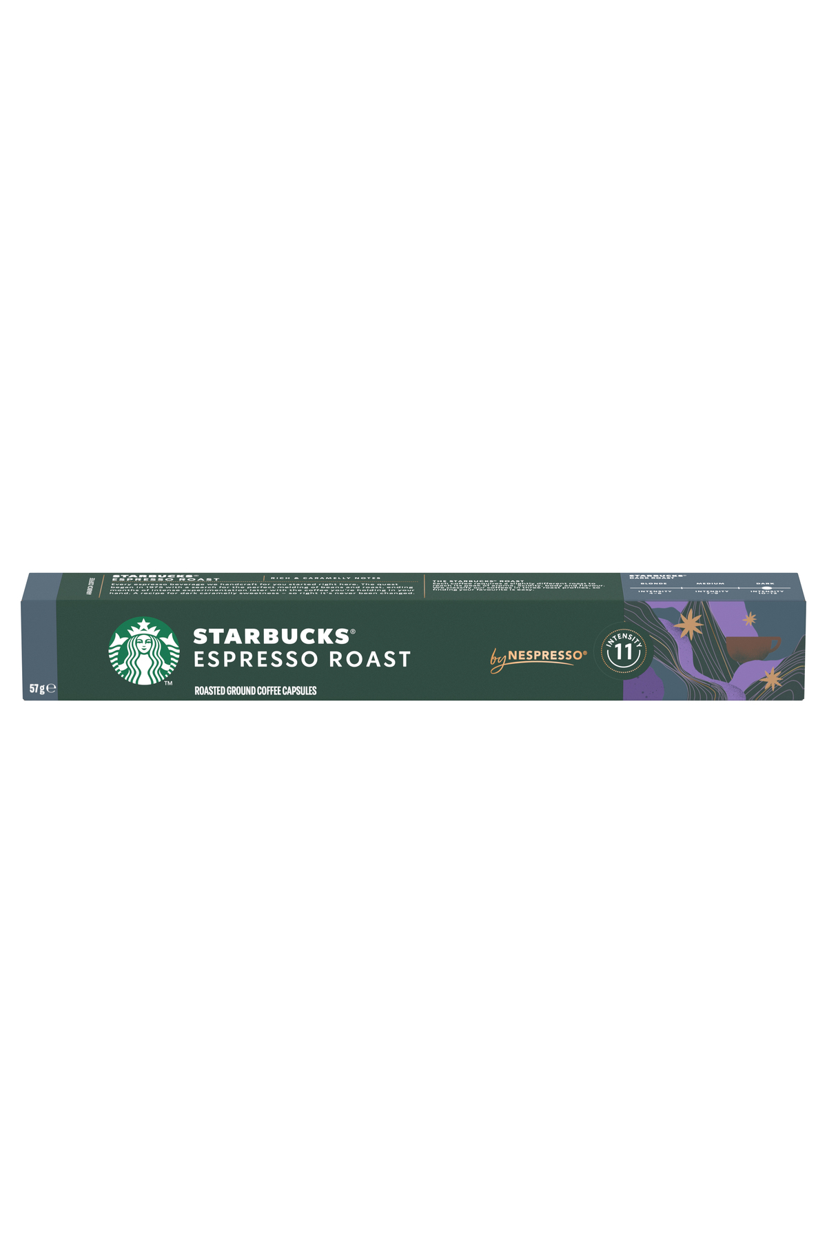 Starbucks Nespresso Uyumlu Kapsül By Nespresso Dark Espresso Roast Kapsül Kahve 10 X 10 adet - Görsel 2