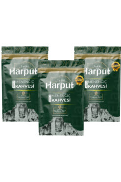 Tarihi Harput 1516 Tarihi Harput Menengiç Kahvesi 3x 200 gr | Doğal Ve Kafeinsiz | Glutensiz & Katkısız Hediyelik Paket