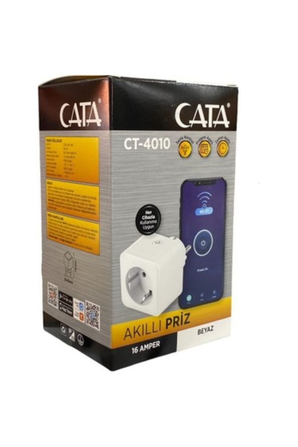 Cata AKILLI PRİZ CT-4010 İLE DÜNYANIN HER YERİNDEN HERŞEY KONTROL ALTINDA