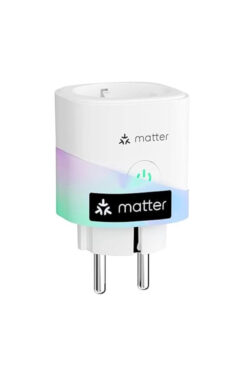 AyrStore Meross Matter akıllı priz, elektrik tüketimli Wi-Fi priz, balkon elektrik santrali için, Apple
