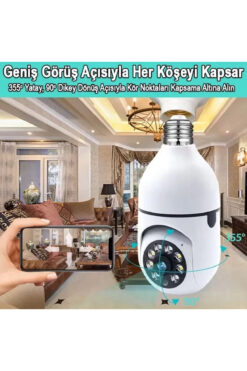 Genel Markalar Ampul Kamera Harekete Duyarlı Gece Görüşlü (5193)