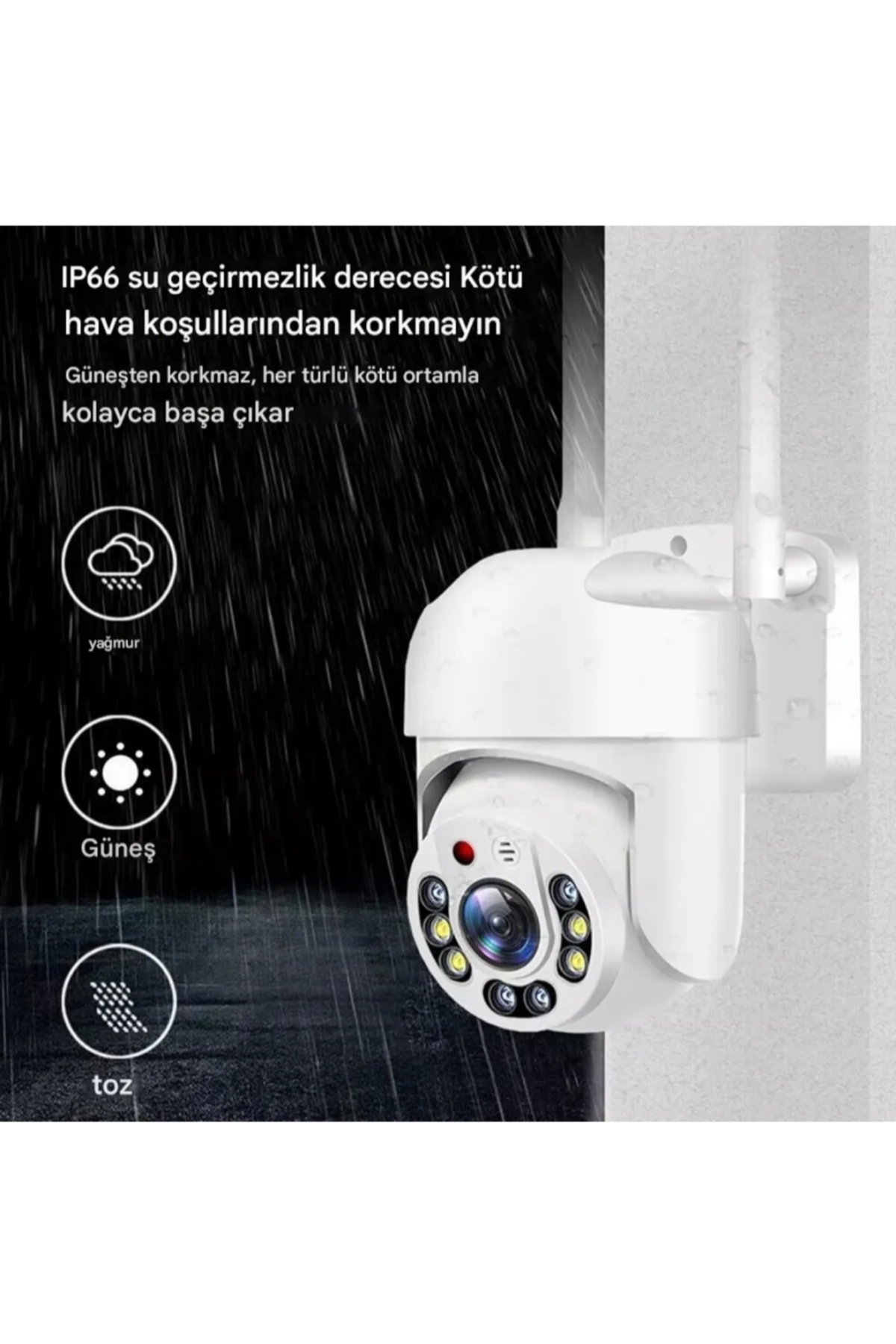 O-KAM PRO O kam 3031 TEK wifi li ptz kamera ADAPTÖR DAHİLDİR hafıza kartı dahil değildir - Görsel 3
