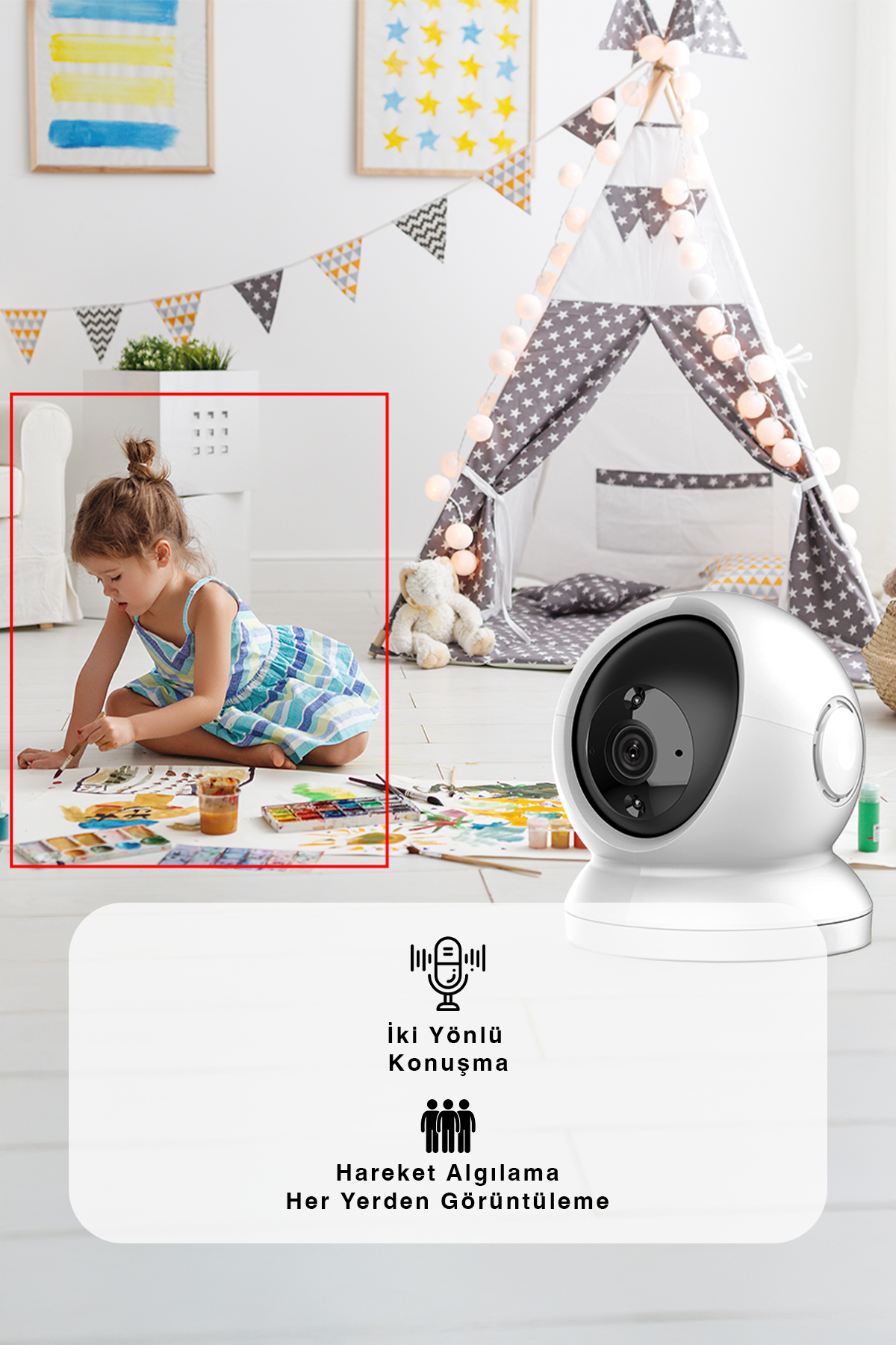 EZVIZ H6C Serisi Akıllı Güvenlik Kamerası – 2k+ ve 1080P | Fynix Teknoloji - Görsel 2