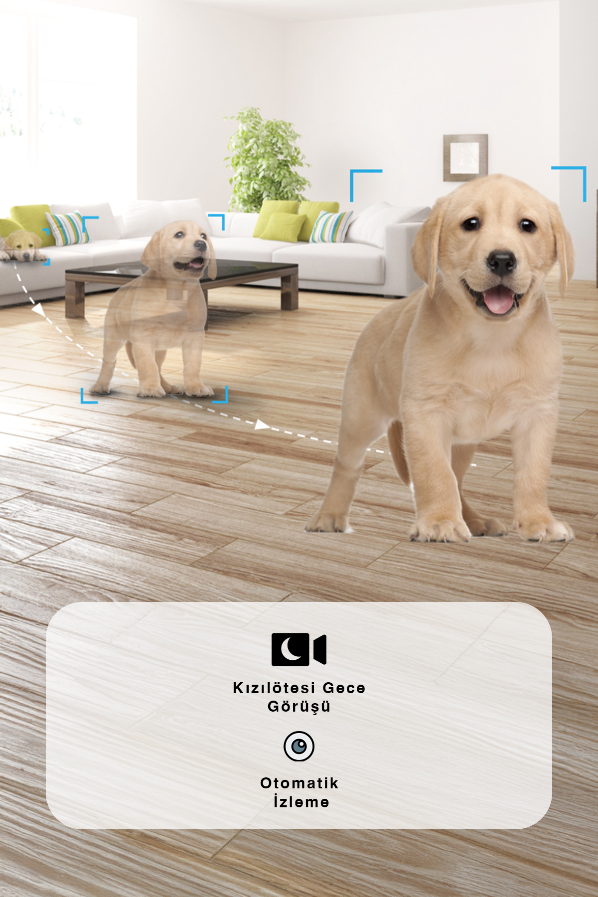 EZVIZ H6C Serisi Akıllı Güvenlik Kamerası – 2k+ ve 1080P | Fynix Teknoloji - Görsel 3